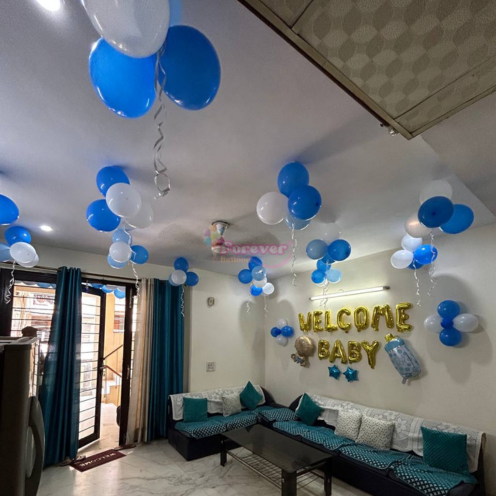 Welcome Baby Wall Balloon Decoration