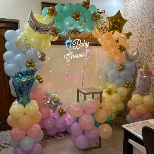 Baby Shower Ring Balloon Decoration