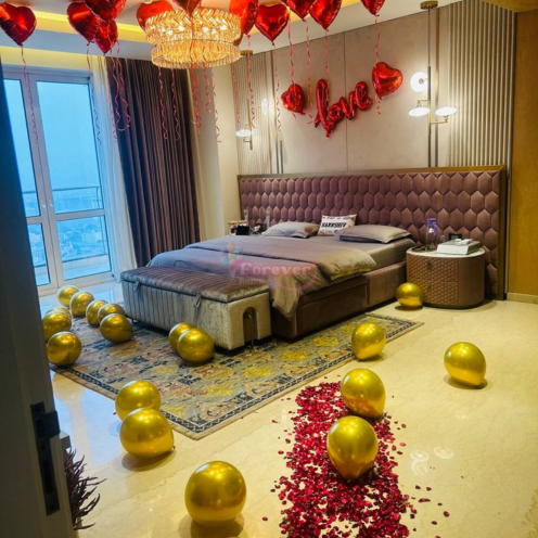 Red Love Balloon Decoration