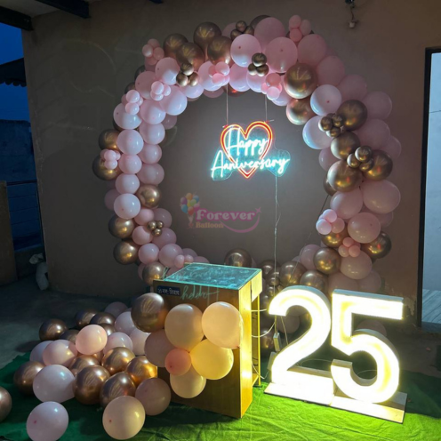25 Anniversary Ring Decor